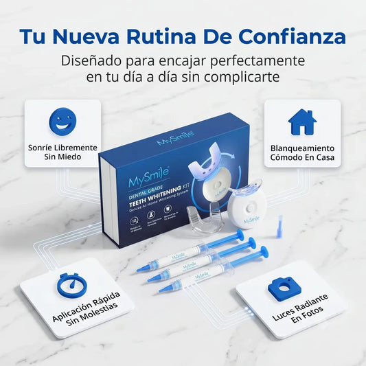 MY SMILE: Kit de Cuidado Dental con Luz LED